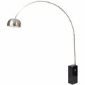 Encendiendo Arco Floor Lamp with Marble Cube Base, Black EN2609703